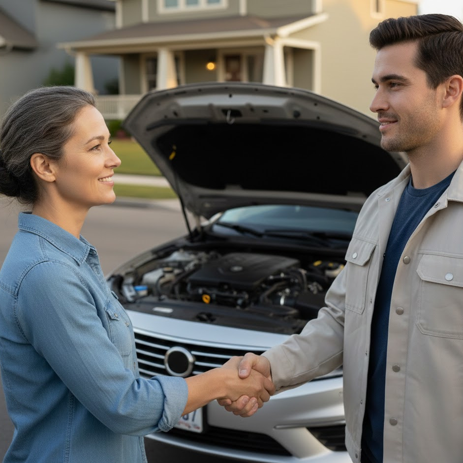 Auto Repair Handshake